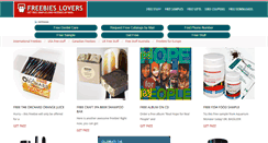 Desktop Screenshot of freebieslovers.com